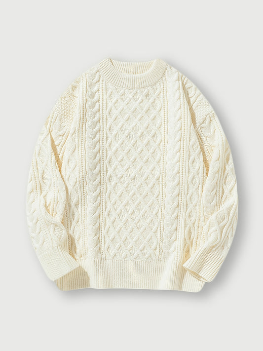 Herren Dunkelgrüner Pullover - Formelle & Alltags-Pullover mit weicher, lockerer Passform für Büro, Partys, Casual Outfits - Pflegeleichtes Handwäsche-Pullover für Frühling/Herbst-Saison, Herbstgarderobe, Klassische Strickwaren, atmungsaktives Material, Ä