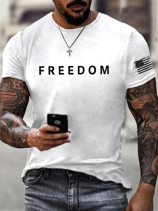 Herre Frihed er ikke fri Hvil i fred Charlie Kirk kortærmet T-shirt