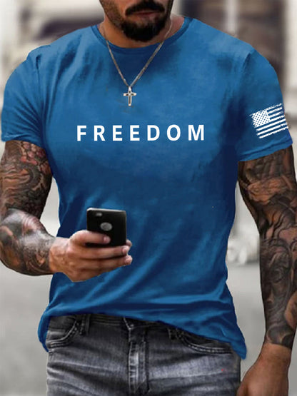 Herre Frihed er ikke fri Hvil i fred Charlie Kirk kortærmet T-shirt
